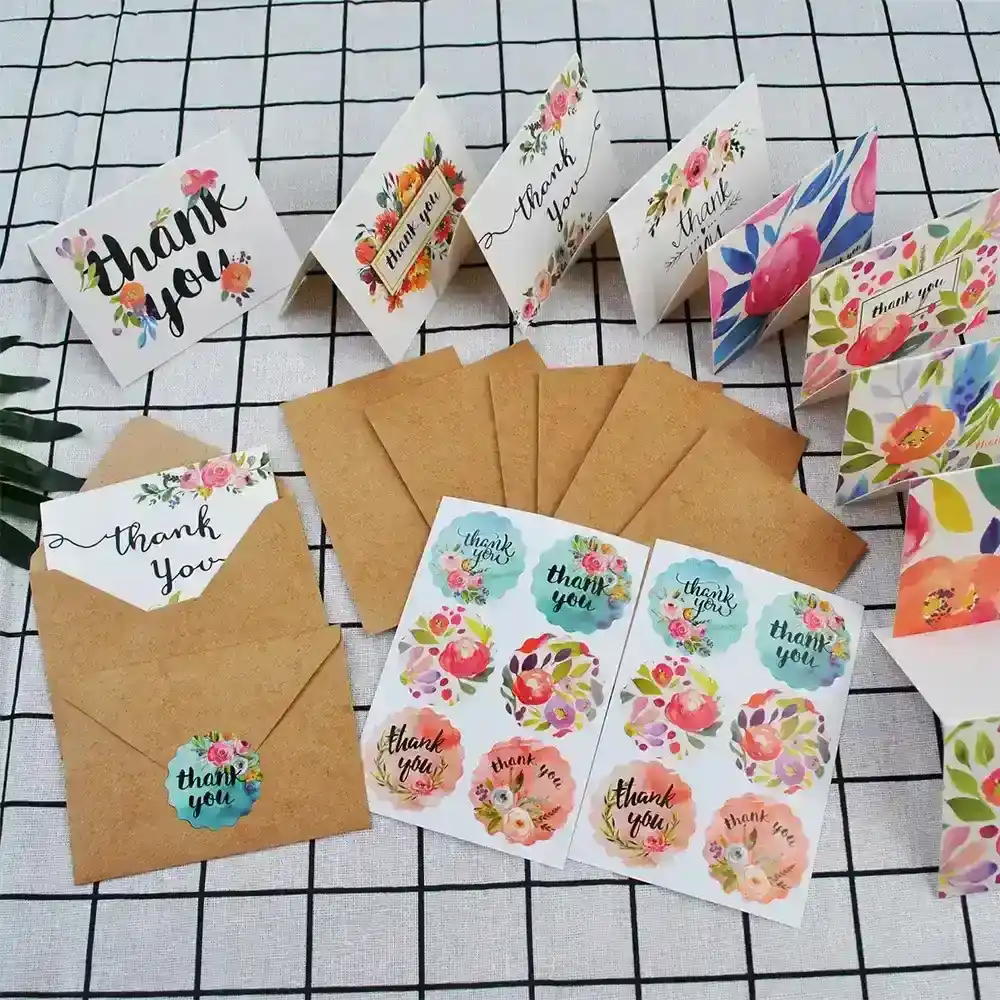 Products Thank You Cards Baking Flowers After-sales Service Simple supplied by BY Boyuan