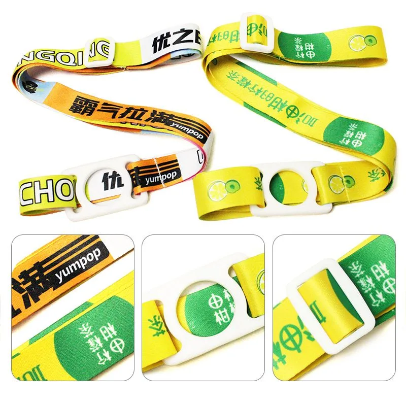 Messenger Bottle Buckle Lanyard Polyester Woven Water Cup Children's supplied by BY Boyuan