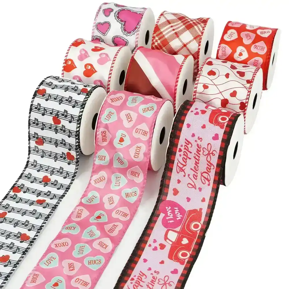 Of Valentine's Day 6.3cm Wire Edge Koke Belt Scene supplied by BY Boyuan
