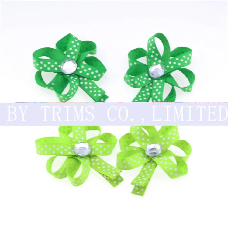 St. Patrick's Day Hoop Green Carnival Hair Buckle Irish supplied by BY Boyuan