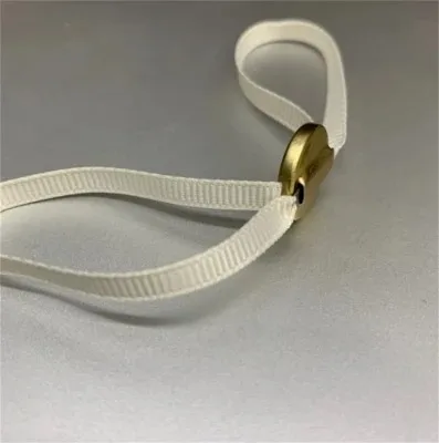 Custom Clothing Ribbon Hang Tag Aluminum Shell supplied by BY Boyuan