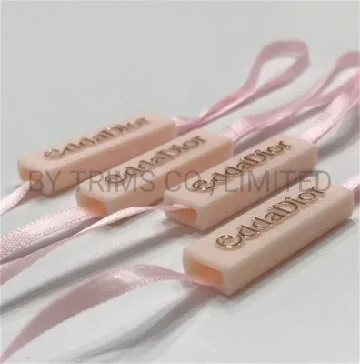 Custom Clothing Ribbon Plastic Seal Hang Tag with High supplied by BY Boyuan