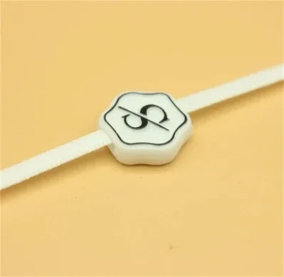Custom Clothing Ribbon Seal Tag Different Shape supplied by BY Boyuan