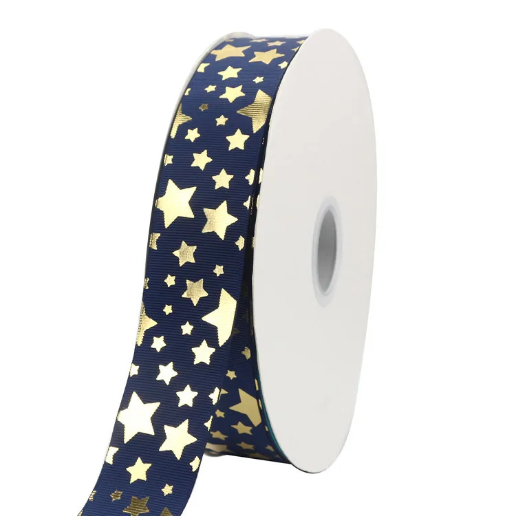 Stamping Silver Logo Ribbon Printing Star Threaded Bow Packaging supplied by BY Boyuan
