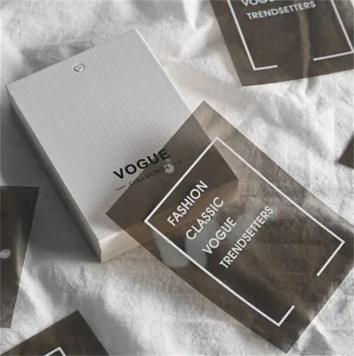 PVC Transparent Soft Rubber Clothing Tag supplied by BY Boyuan