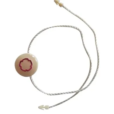 Customs Plastic Locking String Hang Seal Tag for Garments supplied by BY Boyuan