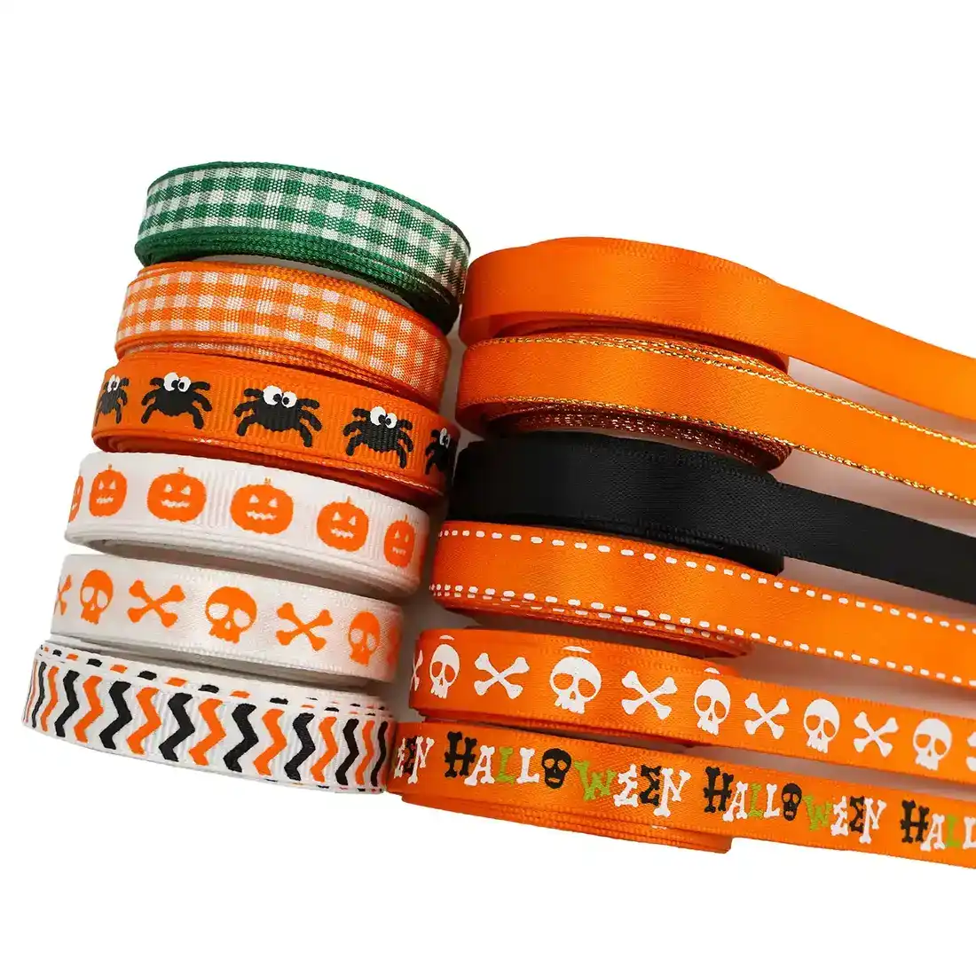 Easter Cover Tie Ribbon Custom Heat Transfer Printing Threaded supplied by BY Boyuan