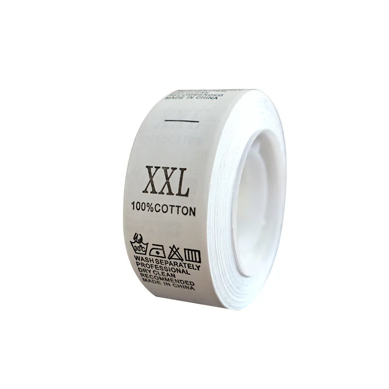 English Pure Cotton General Washing Water Label Ingredient Code supplied by BY Boyuan