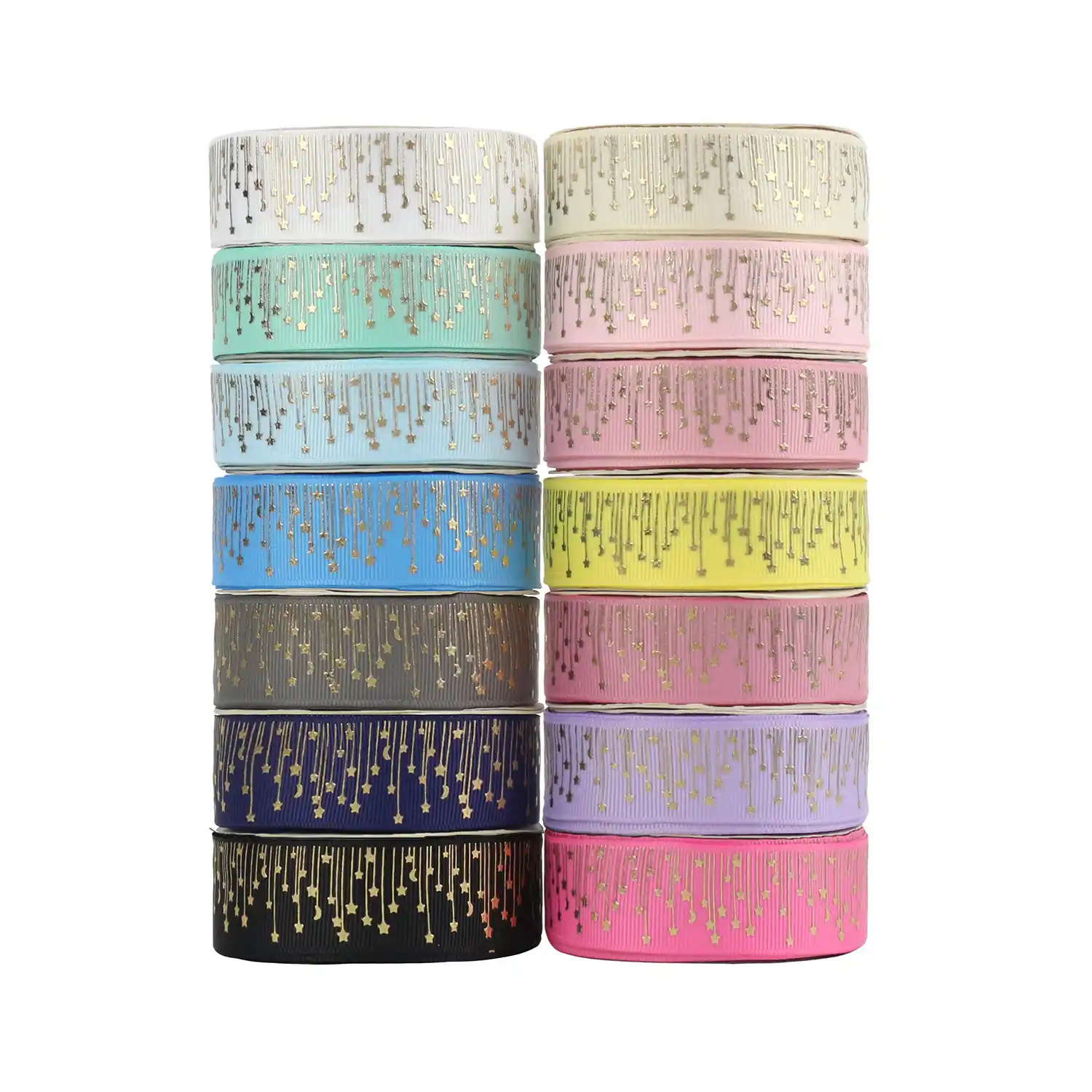 Bronzing Ribbed Ribbon 22mm Bow Luggage Clothing Accessories Hair supplied by BY Boyuan