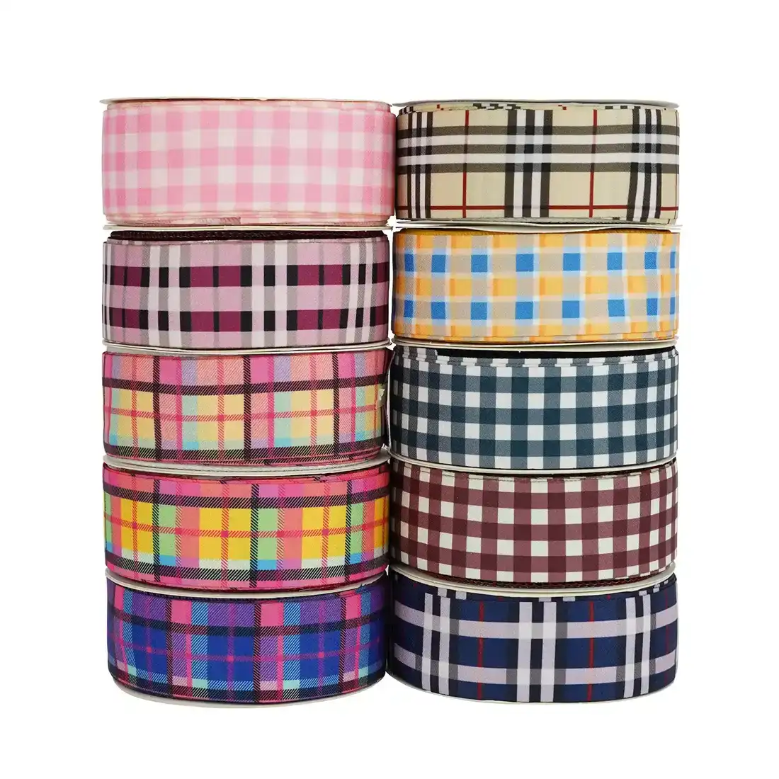 Korea Hemp Plaid Series Webbing Personality Creative Heat Transfer supplied by BY Boyuan