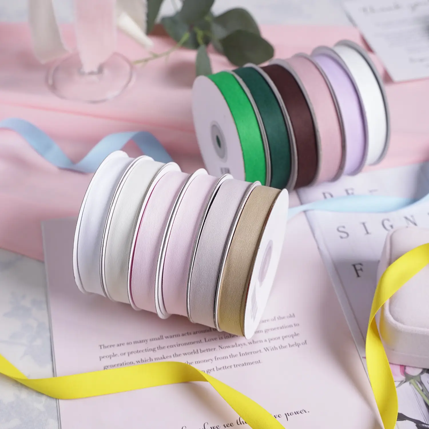 Special Woven Suede Ribbon Perfume Gift Box Packaging Wedding supplied by BY Boyuan