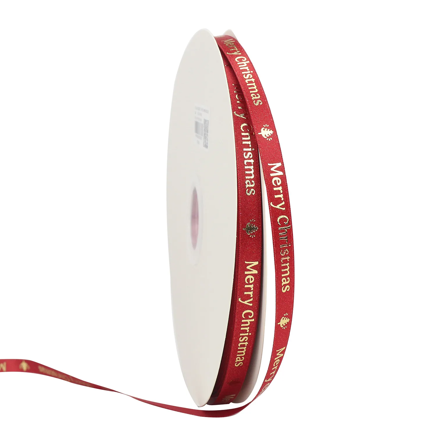 Christmas Ribbon Double-sided Threaded Gift Packaging Decorative Accessories Polyester Ribbon 3 supplied by BY Boyuan