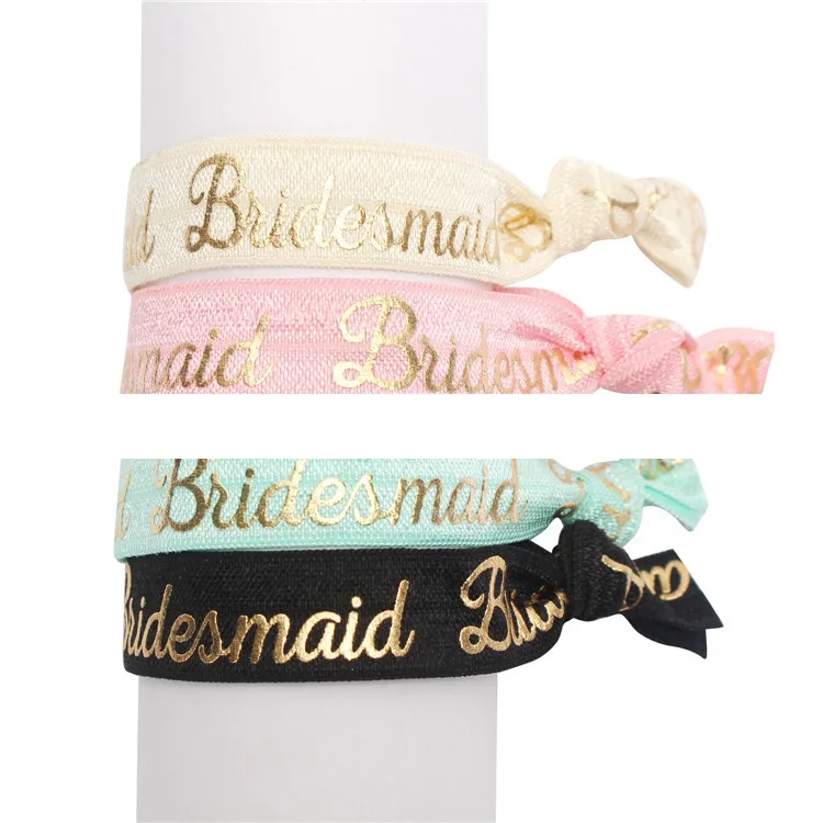 Foreign Trade Elastic Candy Color Hand Knot Hair Band supplied by BY Boyuan