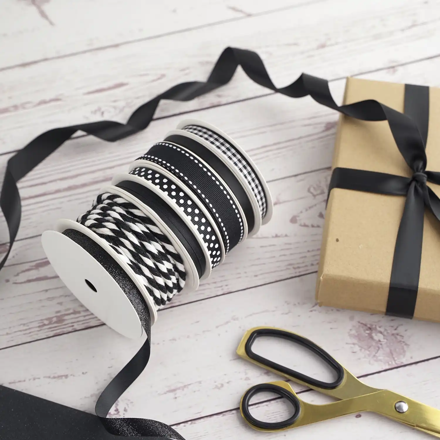 Foreign Trade Gift Set Small Roll Ribbon Ribbed Handmade supplied by BY Boyuan