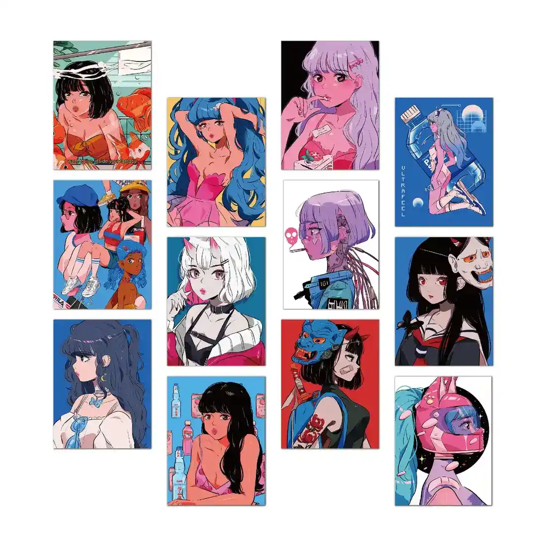 Girl Decorated Mobile Phone Tablet Japanese Cartoon Ghost Blade supplied by BY Boyuan