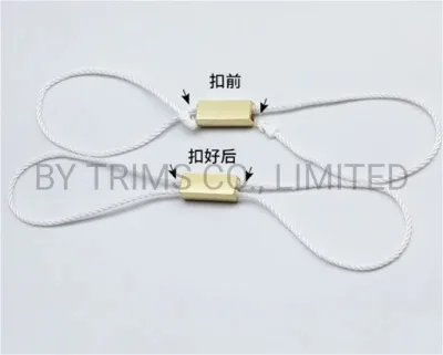 Gold Coated Seal Plastic Hang Tag with Good Quality supplied by BY Boyuan