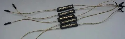 Gold String Tag Lock for Garments Shoes Bags supplied by BY Boyuan