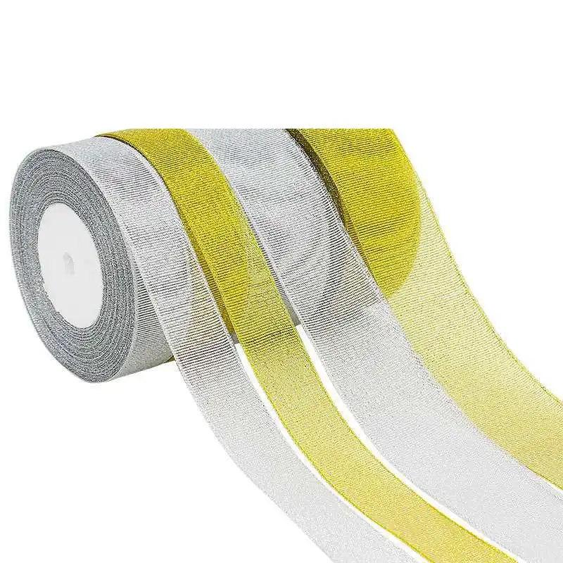 Golden Ribbon Silver Onion Cake Baking Gift Wrapping Glitter supplied by BY Boyuan