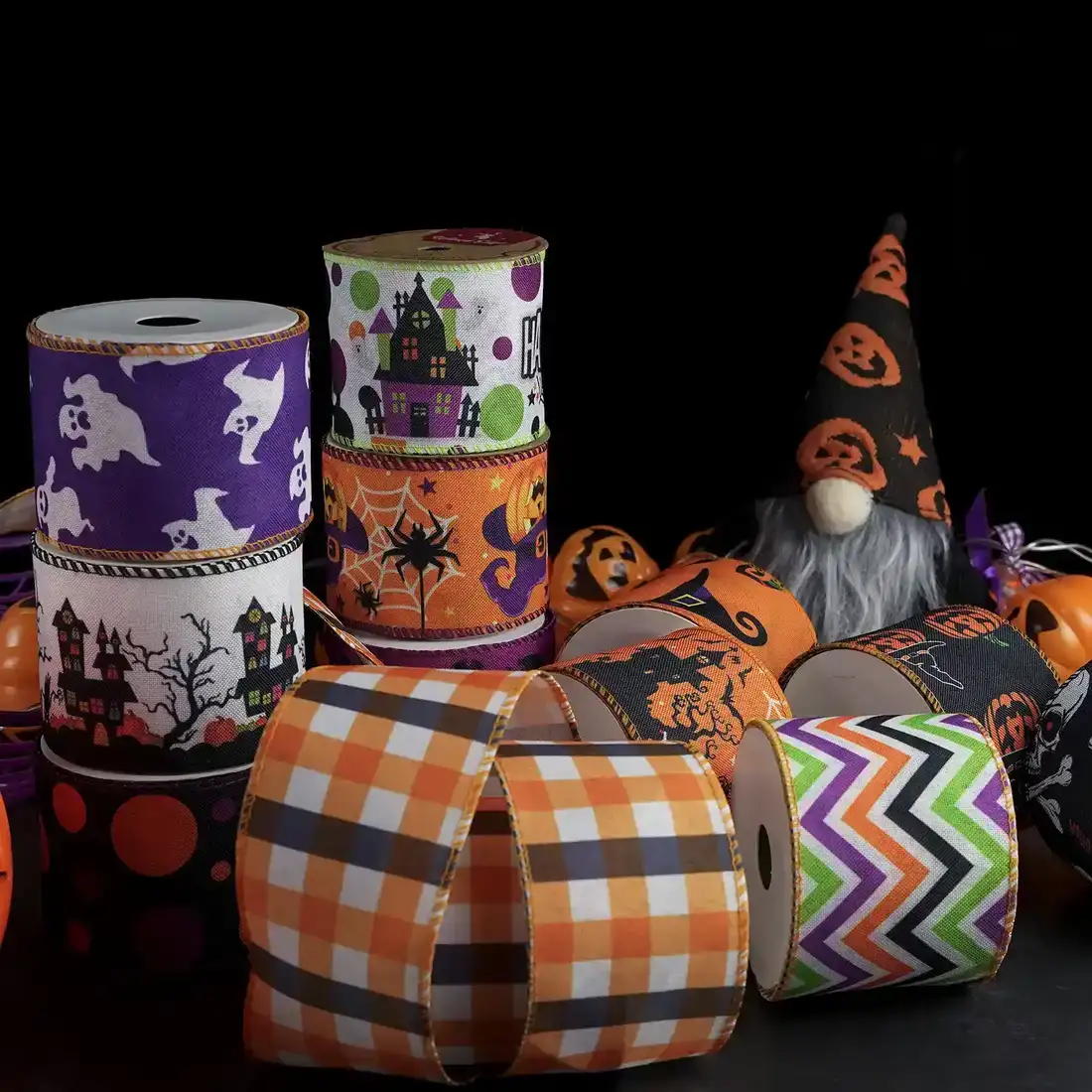 Halloween Ribbon Iron Wire Sided Coker Belt Set Combination supplied by BY Boyuan