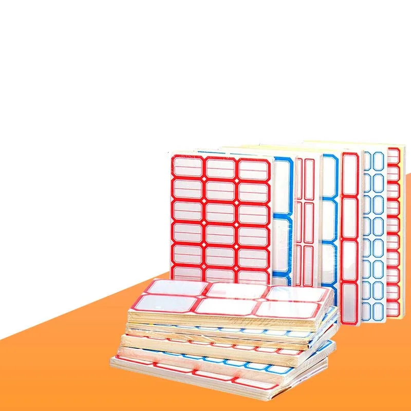 Handwritten Blank Self-adhesive Tag Commodity Classification Note Sticker Writing supplied by BY Boyuan