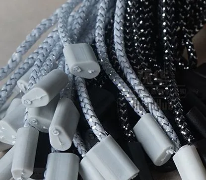 High-end Single-insert Bold Hanging Grain Rope Tag Cotton Copper supplied by BY Boyuan