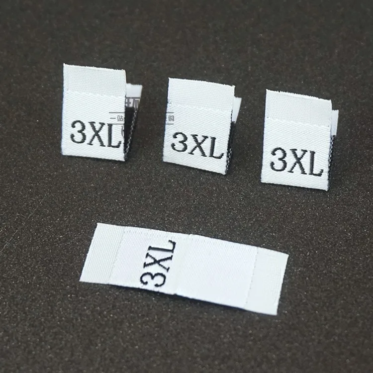Clothing Size Mark Double Brocade Fold Code High Density supplied by BY Boyuan