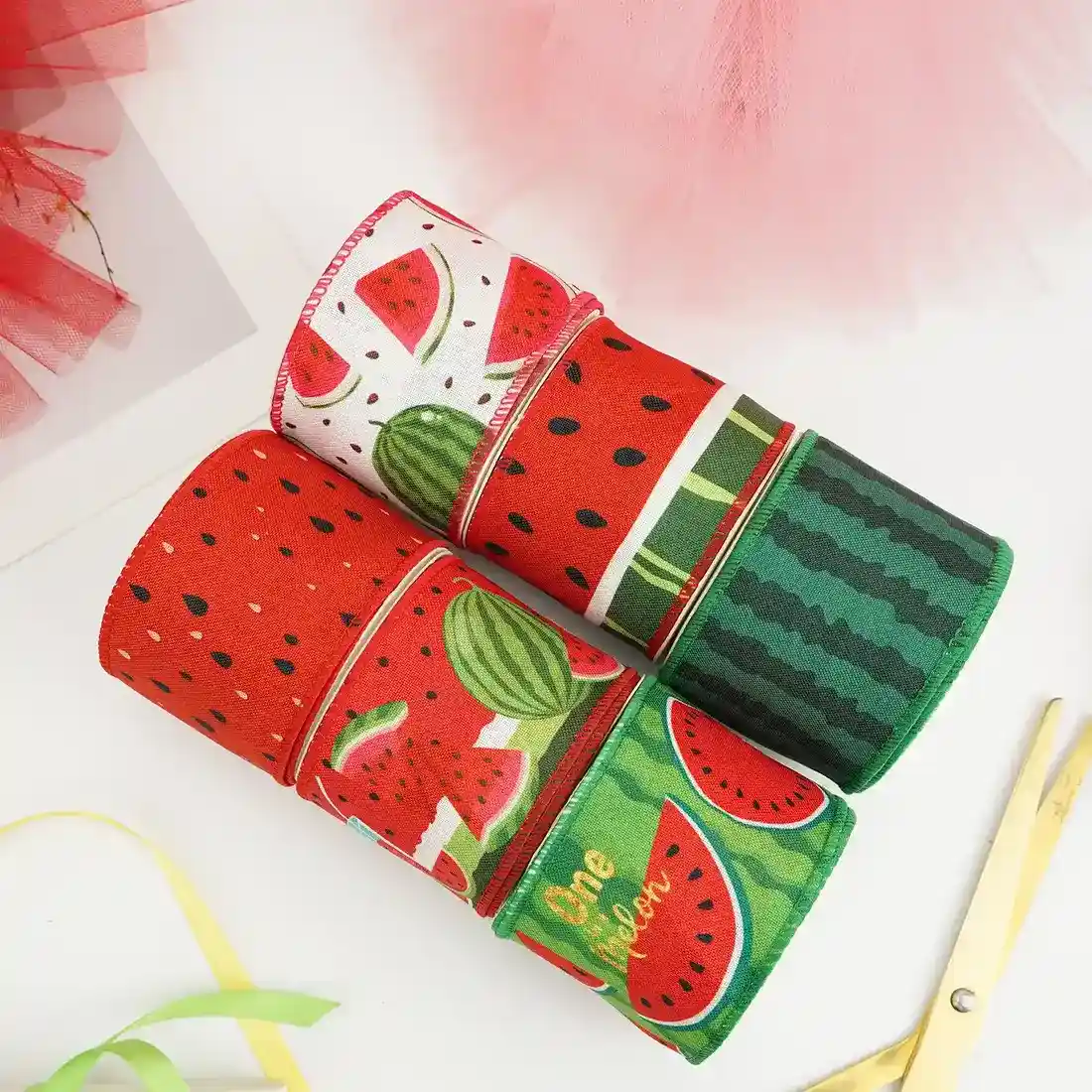 Iron Wire Edge Kaoke Belt Summer Theme Series Ribbon supplied by BY Boyuan