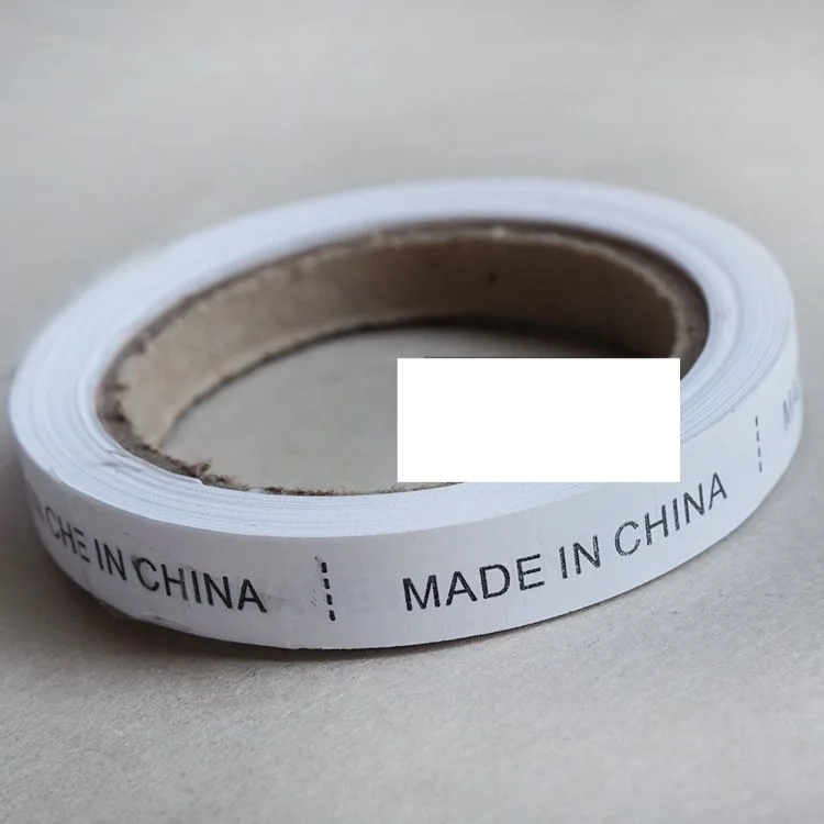 MADE IN CHINA Washing Label Clothing Chinese Water English supplied by BY Boyuan
