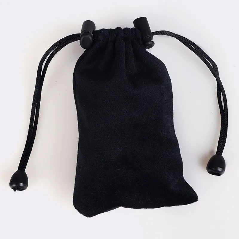 Custom Soft and Comfortable Velvet Earphone Bag Travel Digital supplied by BY Boyuan