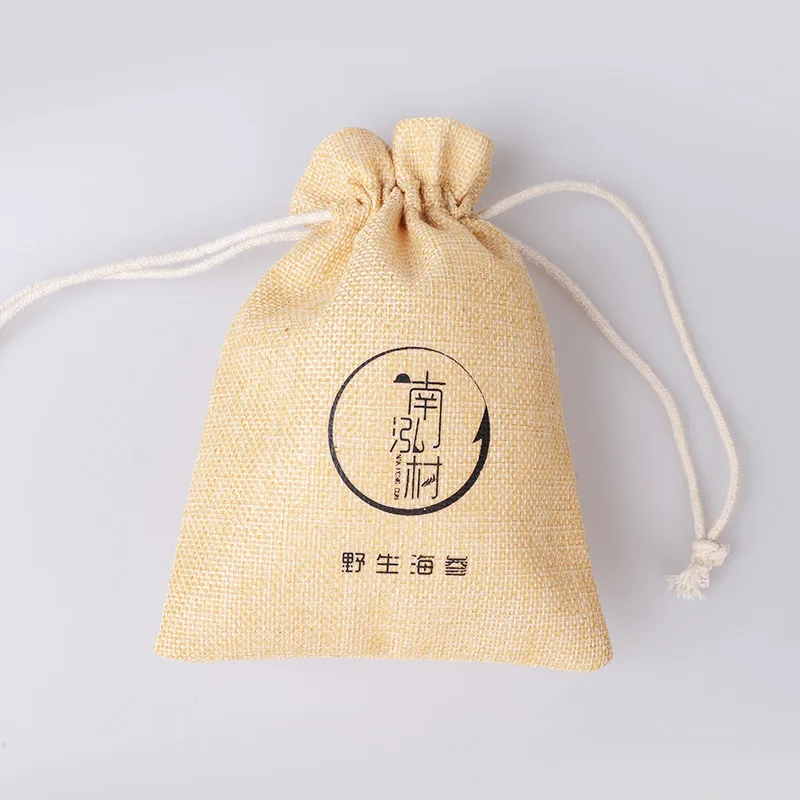 Customize Linen Bread Bags European-style Packaging Drawstring Cotton supplied by BY Boyuan