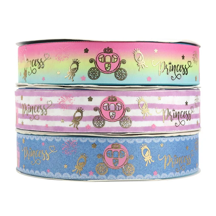 Ribbon Carriage Castle Princess Birthday Cake Decoration Bow Bronzing supplied by BY Boyuan