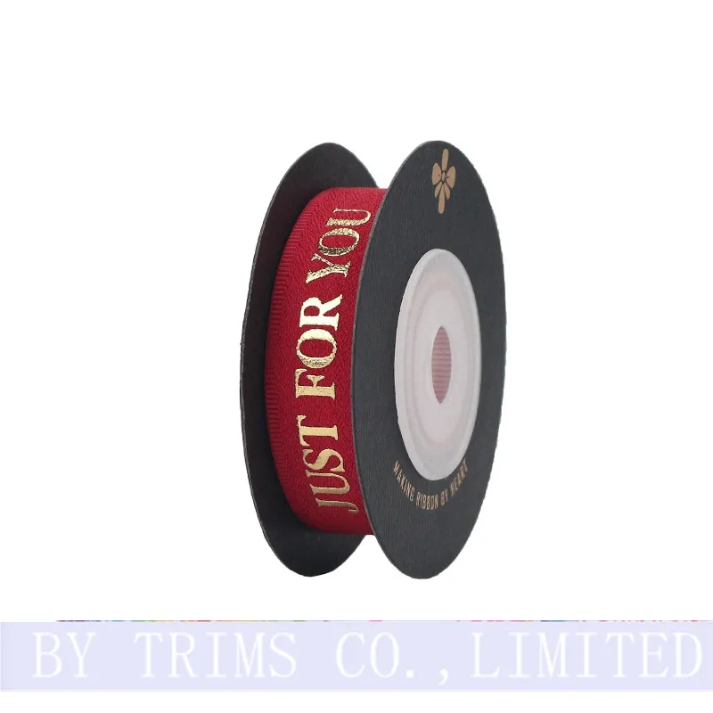 Year Festive Ribbon Bronzing Happy Word with Red Wedding supplied by BY Boyuan