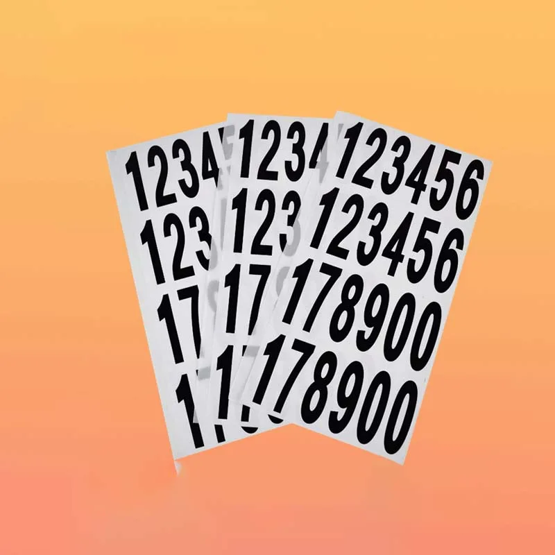 Number Size Label Sticker Warehouse Mall Supermarket supplied by BY Boyuan