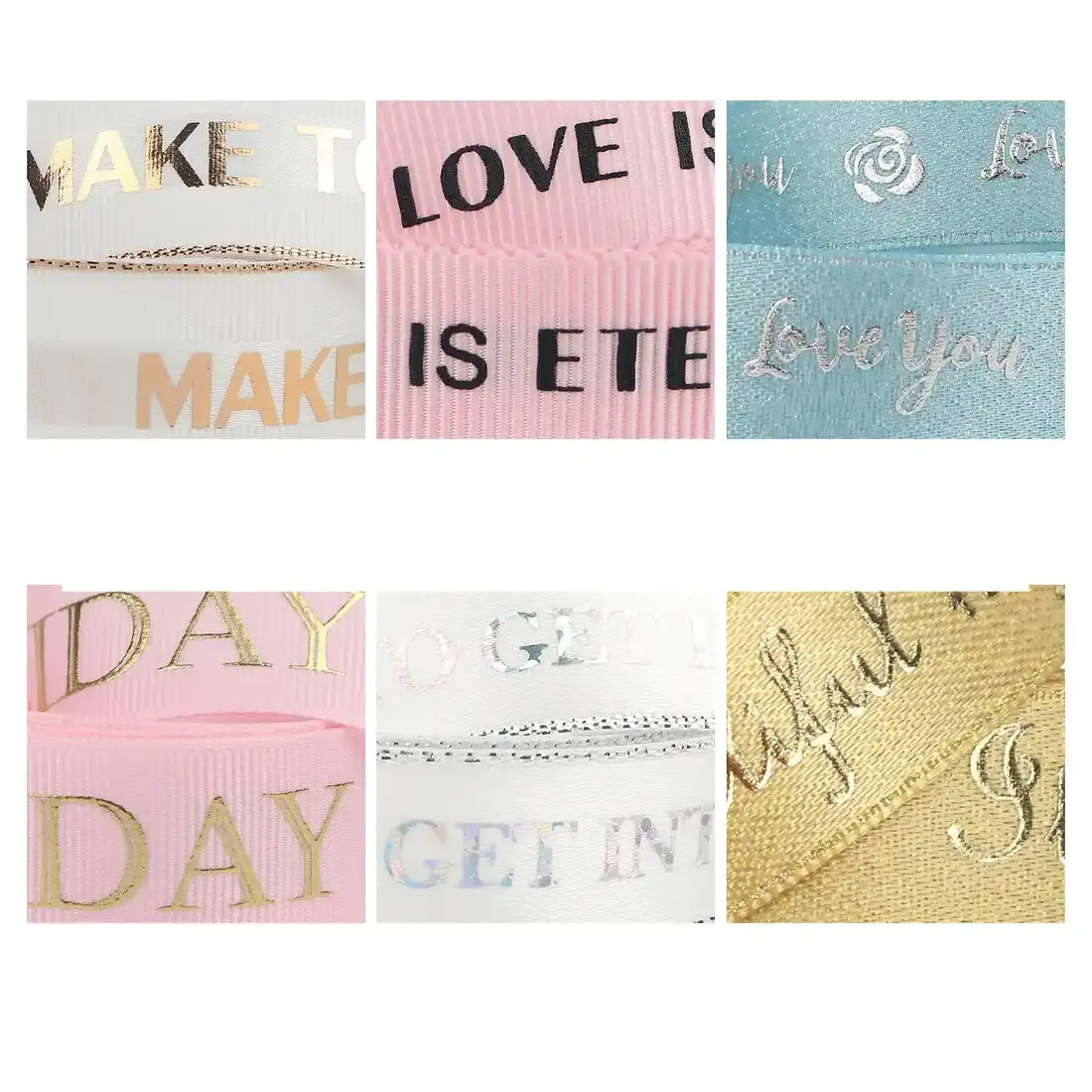 Personalized Production Logo Printing Ribbon Polyester Birthday Wedding Holiday Polyester Ribbon 3 supplied by BY Boyuan
