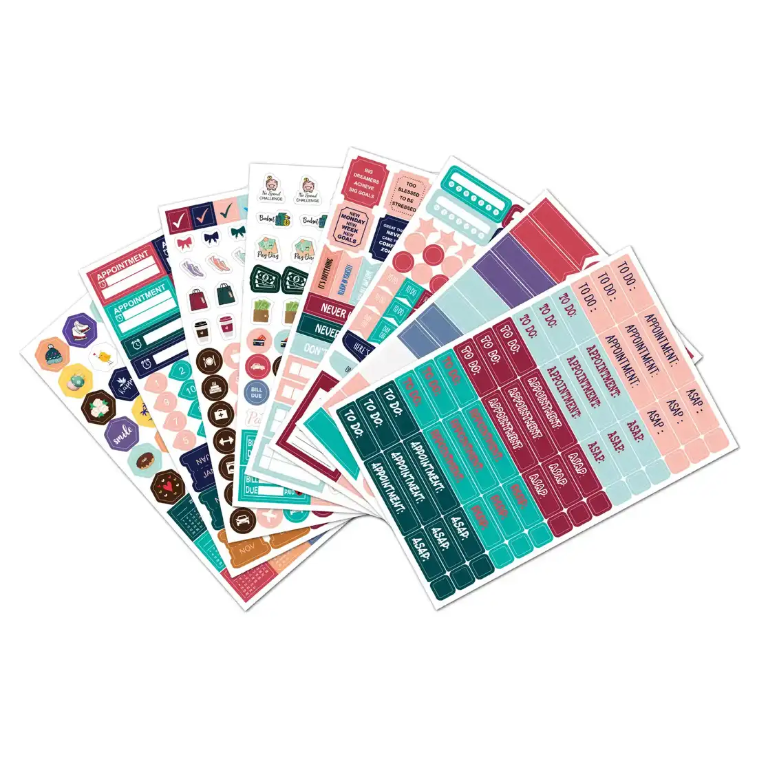 Planner Sticker Business Fitness Payment Day Theme Planning Creative supplied by BY Boyuan