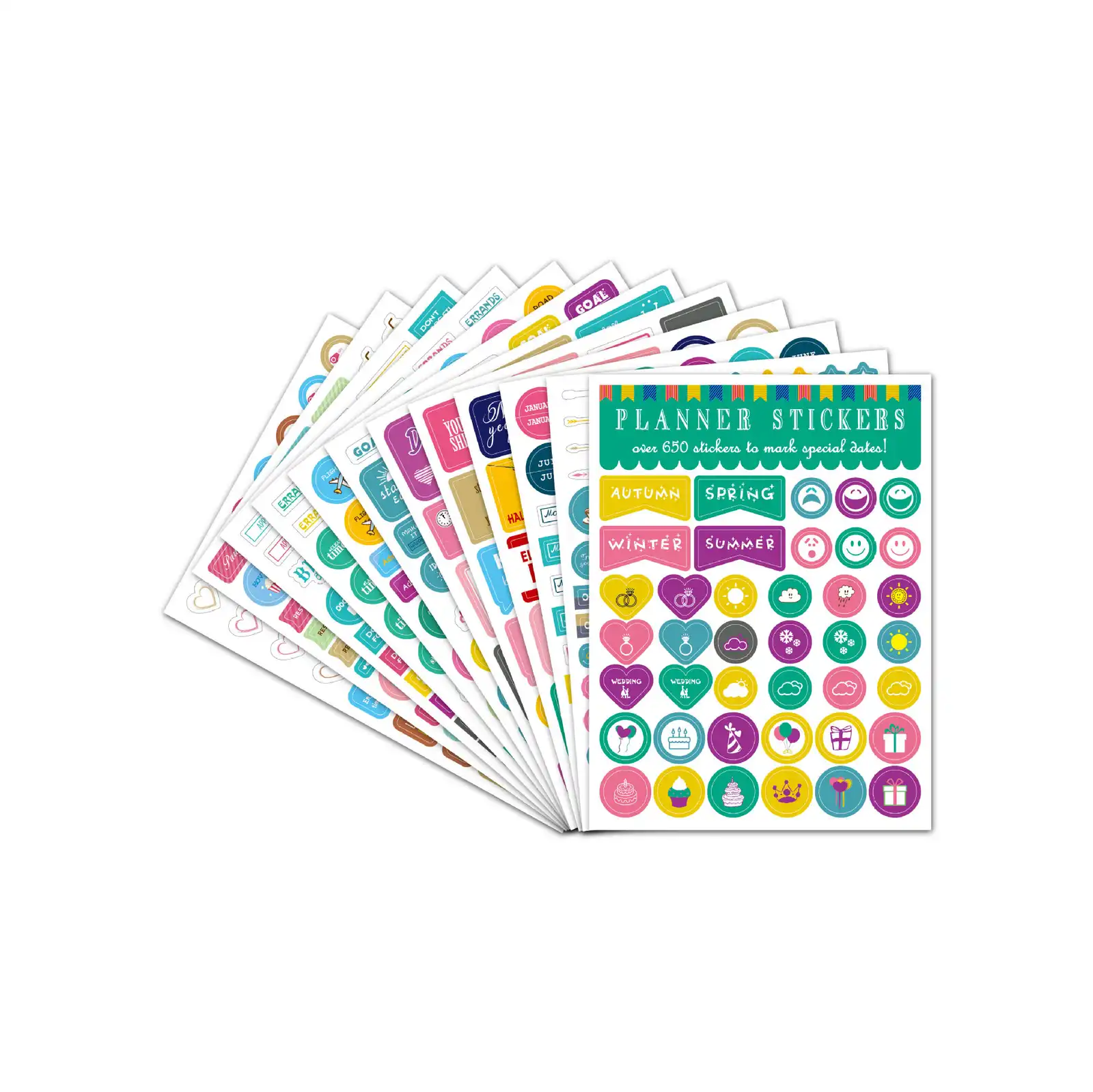 Planner Sticker Theme Monthly Weekly Calendar Encourages Planning supplied by BY Boyuan
