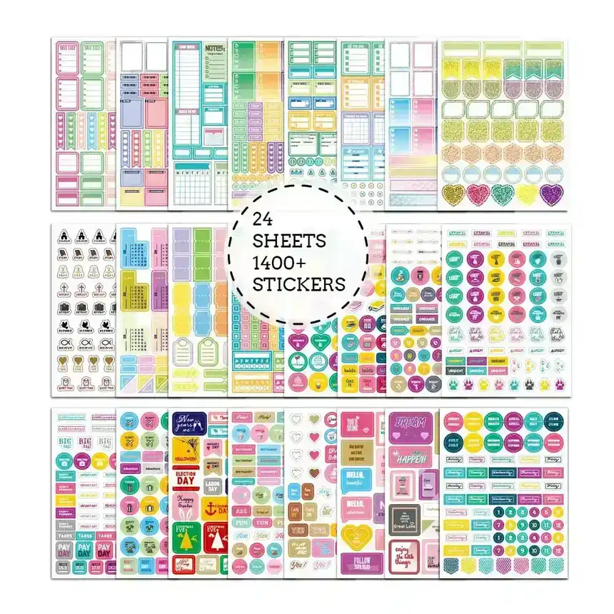Planner Stickers Set Seasonal Monthly supplied by BY Boyuan
