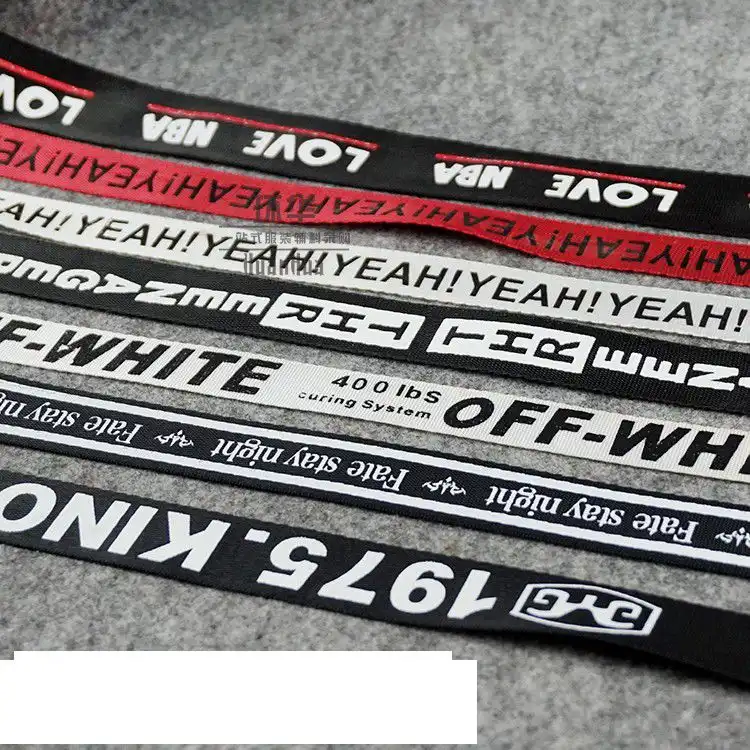 Printed Ribbon Letters Color Accessories Material Casual Clothing Decorative supplied by BY Boyuan