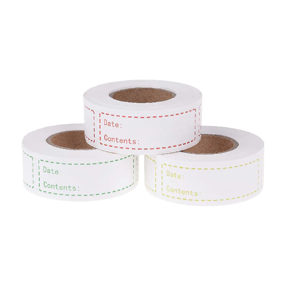 Refrigerator Label Stickers 500 Pieces of Color Self-adhesive Date supplied by BY Boyuan