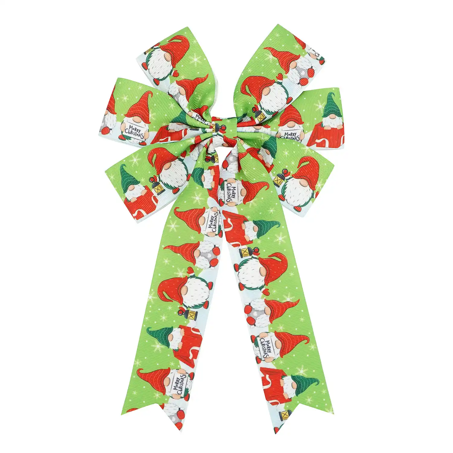 Ribbon Handmade Christmas Bow Tree Decoration 38mm Ribbed Webbing supplied by BY Boyuan