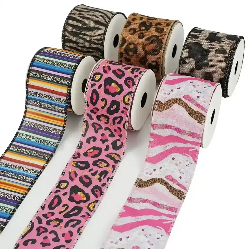 Ribbon Iron Wire Edge Cooke Belt Leopard Stripe Series supplied by BY Boyuan
