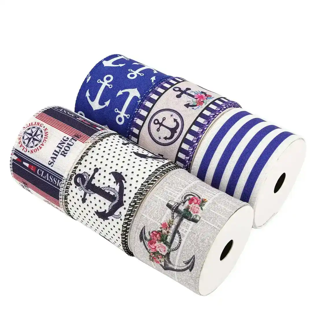 Ribbon Wire Edge Khao Ke with Navy Style Series supplied by BY Boyuan