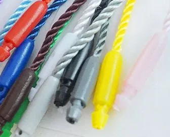 Bullet Head Hanging Rope Tag Trademark Label Line Polyester supplied by BY Boyuan