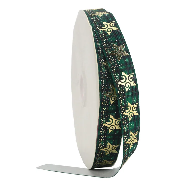 Christmas Bronzing Ribbon Gift Wrapping Flowers Cake Strapping Box supplied by BY Boyuan