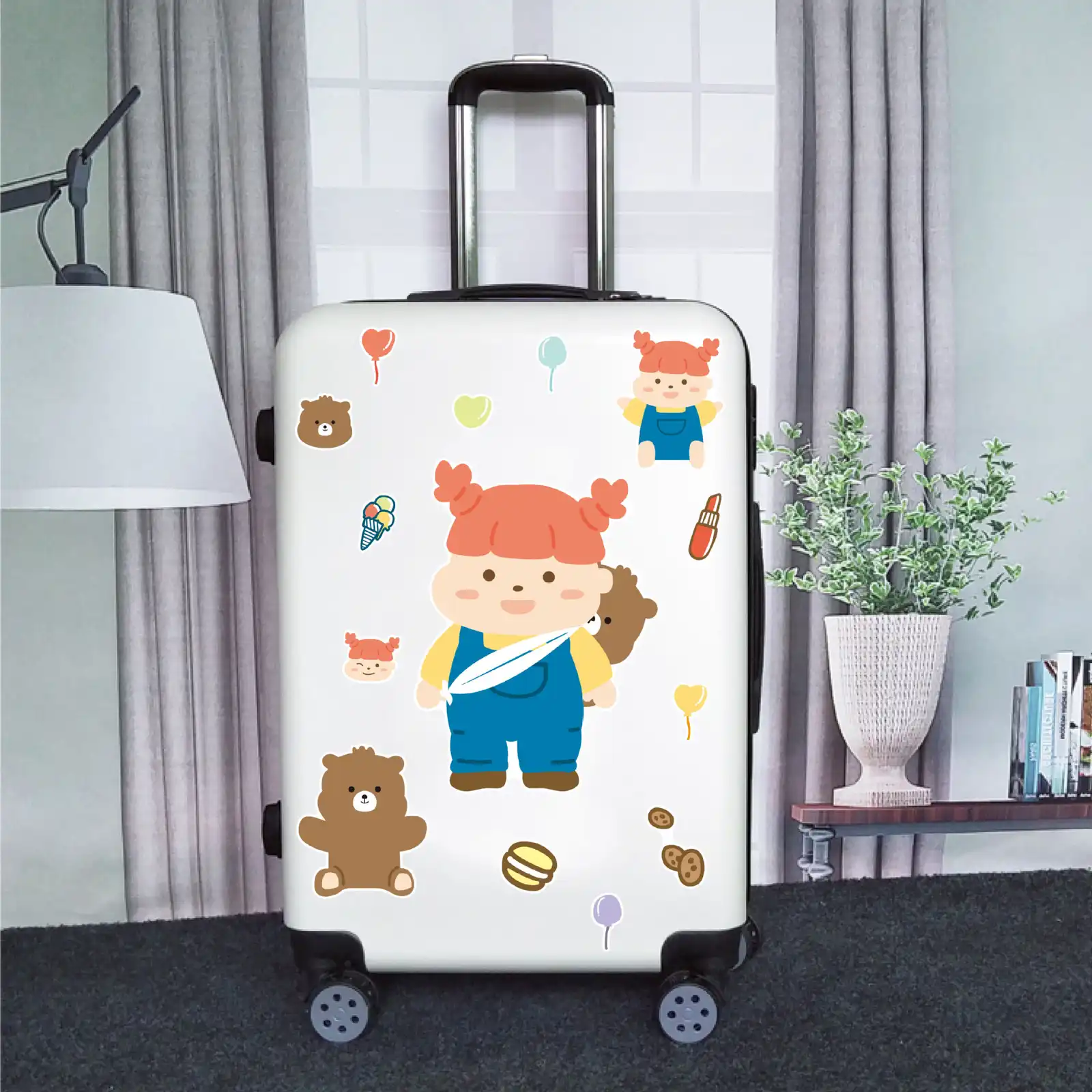 Fat Girl South Korea Ins Big Sticker Bear Postman supplied by BY Boyuan
