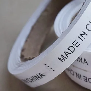 MADE IN CHINA in Wash Water Mark Origin Landmark supplied by BY Boyuan