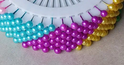 Positioning Bead Needle Handmade Pearl Pin Color Locator Nationwide supplied by BY Boyuan