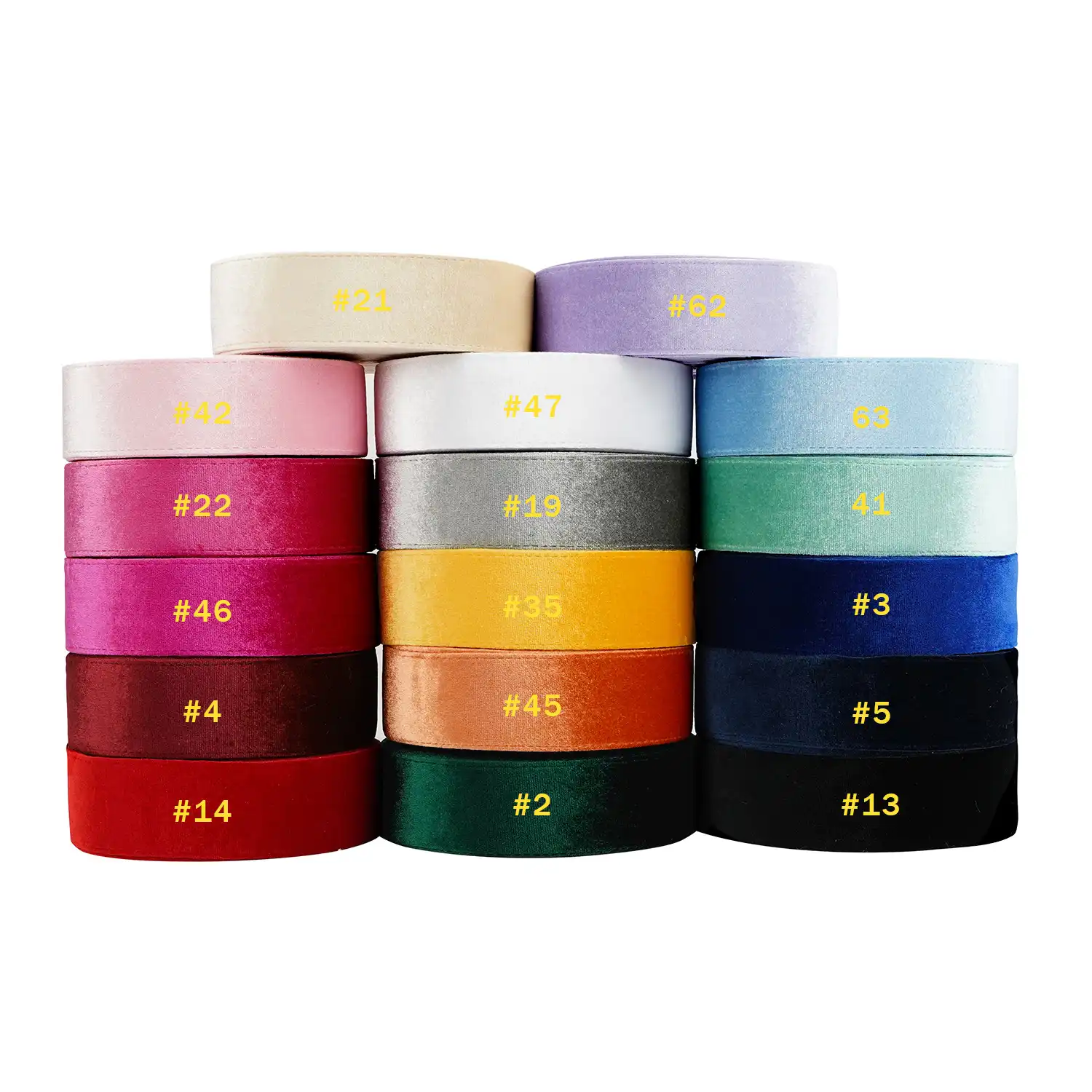 38mm Korean Deerskin Velvet Ribbon Flowers Topper Gift Box Polyester Ribbon 2 supplied by BY Boyuan