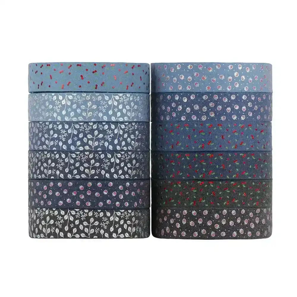 Denim Laser Silver High Density Flower Packaging Ribbon Thread supplied by BY Boyuan