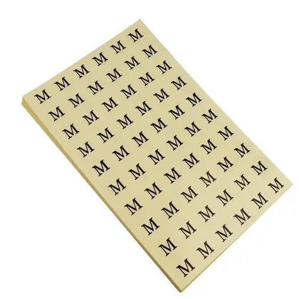 1.2cm Round Transparent Self-adhesive Code Label Clothing Digital Sticker supplied by BY Boyuan